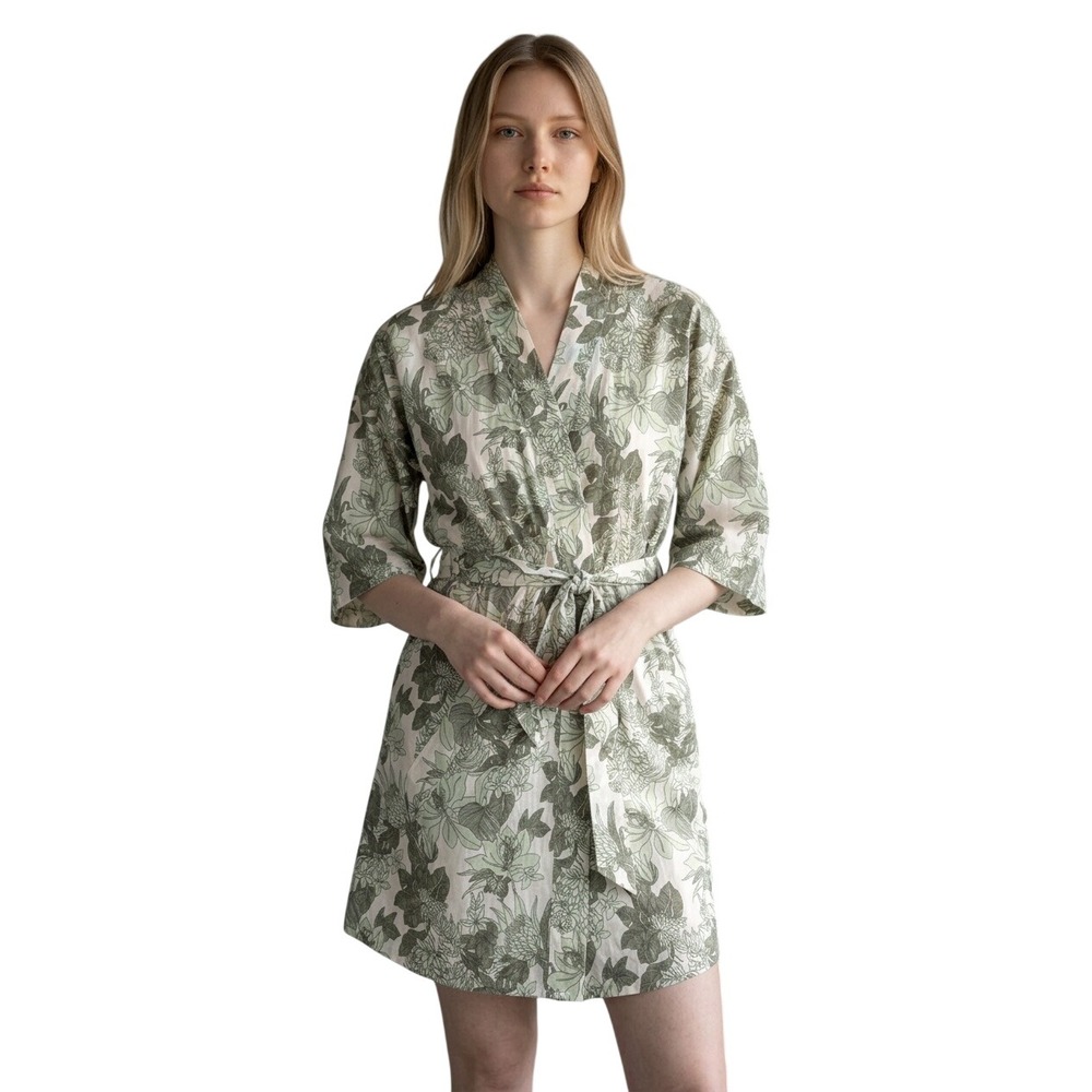 Lands End Womens Kimono Robe Size S